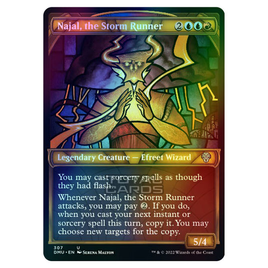 Magic The Gathering - Dominaria United - Najal, the Storm Runner - 307/281 (Foil)