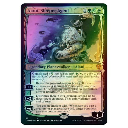 Magic The Gathering - Dominaria United - Ajani, Sleeper Agent - 371/281 (Foil)