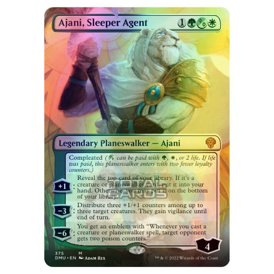 Magic The Gathering - Dominaria United - Ajani, Sleeper Agent - 375/281 (Foil)