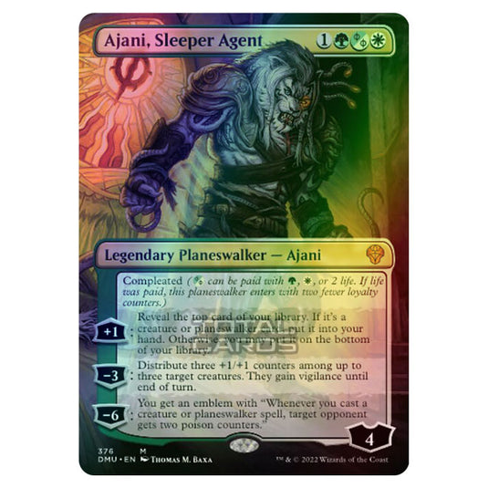 Magic The Gathering - Dominaria United - Ajani, Sleeper Agent - 376/281 (Foil)
