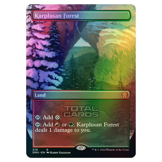 Magic The Gathering - Dominaria United - Karplusan Forest - 379/281 (Foil)