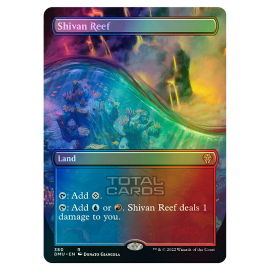Magic The Gathering - Dominaria United - Shivan Reef - 380/281 (Foil)