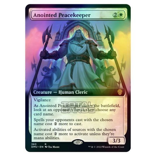 Magic The Gathering - Dominaria United - Anointed Peacekeeper - 383/281 (Foil)