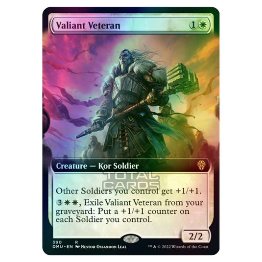 Magic The Gathering - Dominaria United - Valiant Veteran - 390/281 (Foil)