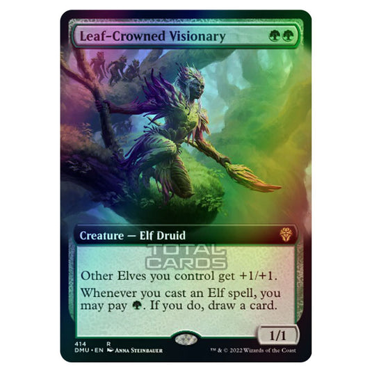 Magic The Gathering - Dominaria United - Leaf-Crowned Visionary - 414/281 (Foil)