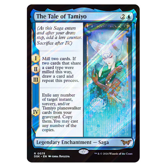 The Tale of Tamiyo 0075 card from the Magic The Gathering set Duskmourn: House of Horror