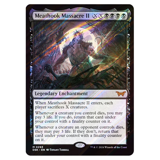 Meathook Massacre II 0293 card from the Magic The Gathering set Duskmourn: House of Horror