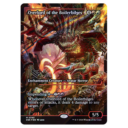 Overlord of the Boilerbilges 0393 card from the Magic The Gathering set Duskmourn: House of Horror
