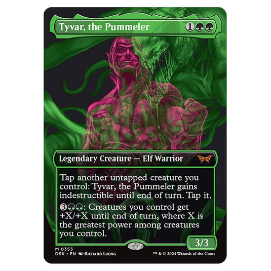 Tyvar, the Pummeler 0353 card from the Magic The Gathering set Duskmourn: House of Horror