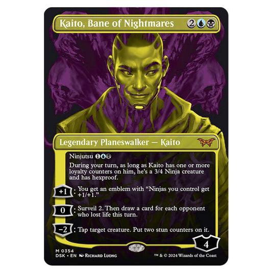 Kaito, Bane of Nightmares 0354 card from the Magic The Gathering set Duskmourn: House of Horror
