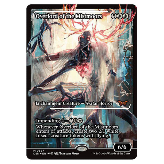 Overlord of the Mistmoors 0387 card from the Magic The Gathering set Duskmourn: House of Horror