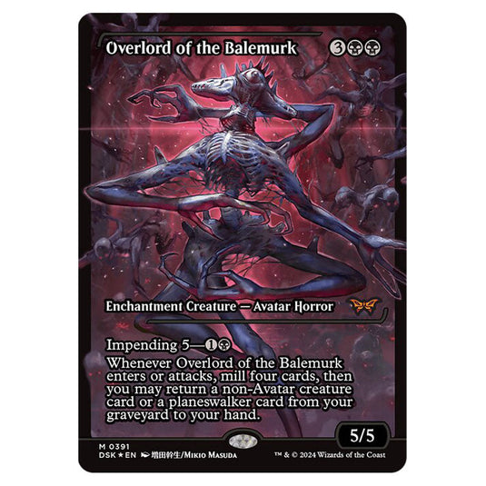 Overlord of the Balemurk 0391 card from the Magic The Gathering set Duskmourn: House of Horror