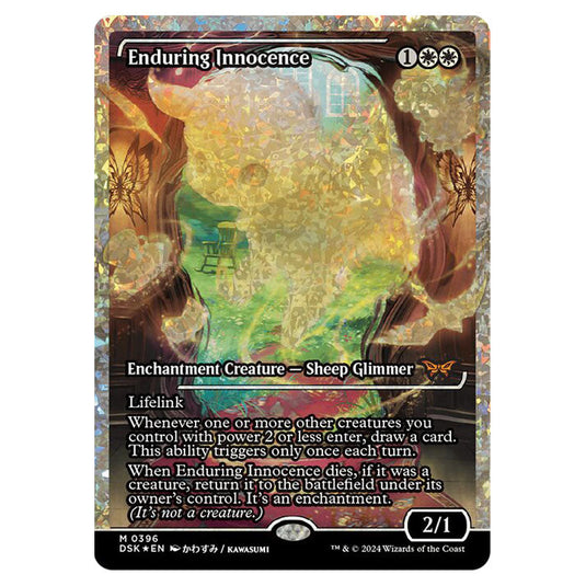Enduring Innocence 0396 card from the Magic The Gathering set Duskmourn: House of Horror