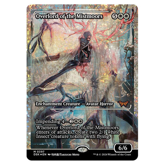 Overlord of the Mistmoors 0397 card from the Magic The Gathering set Duskmourn: House of Horror