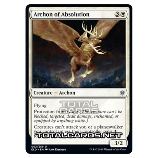 Magic The Gathering - Throne of Eldraine - Archon of Absolution - 3/269