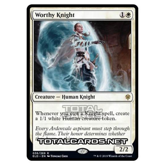 Magic The Gathering - Throne of Eldraine - Worthy Knight - 36/269