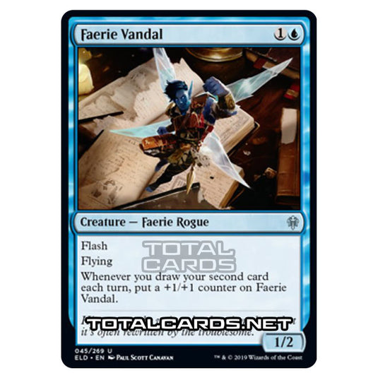 Magic The Gathering - Throne of Eldraine - Faerie Vandal - 45/269