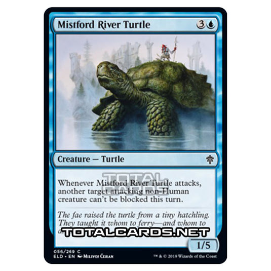 Magic The Gathering - Throne of Eldraine - Mistford River Turtle - 56/269