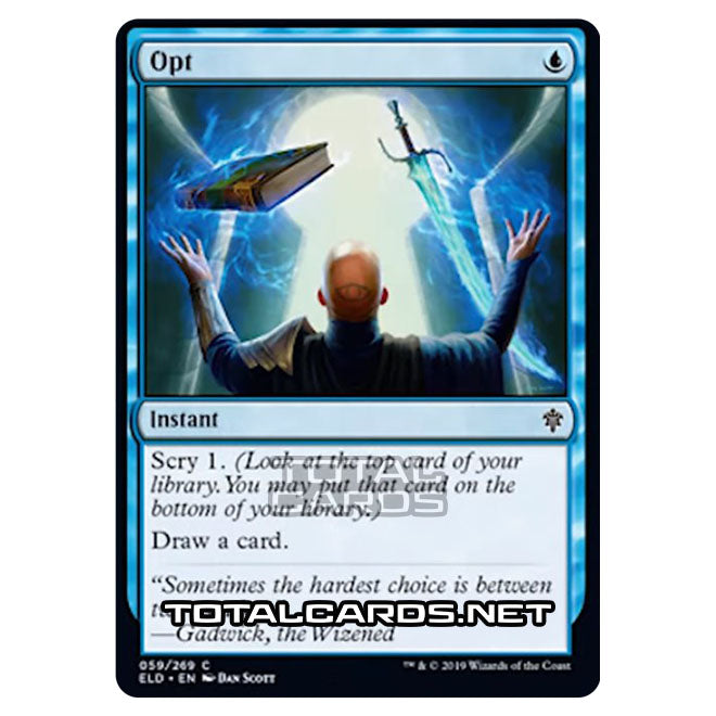 Magic The Gathering - Throne of Eldraine - Opt