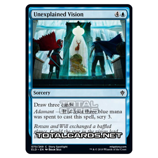 Magic The Gathering - Throne of Eldraine - Unexplained Vision - 70/269
