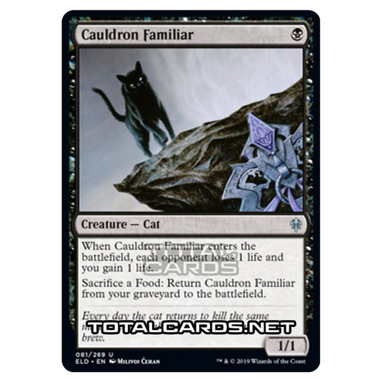 Magic The Gathering - Throne of Eldraine - Cauldron Familiar - 81/269