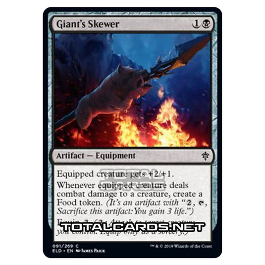 Magic The Gathering - Throne of Eldraine - Giant's Skewer - 91/269