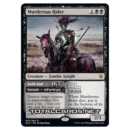Magic The Gathering - Throne of Eldraine - Murderous Rider // Swift End - 97/269