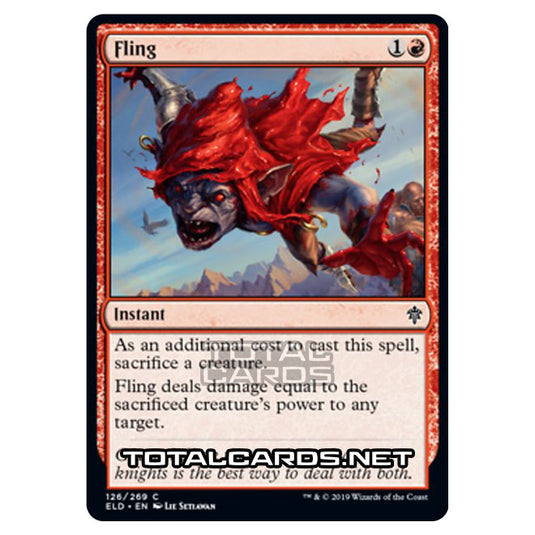 Magic The Gathering - Throne of Eldraine - Fling - 126/269