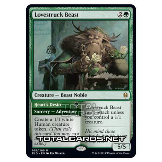 Magic The Gathering - Throne of Eldraine - Lovestruck Beast // Heart's Desire - 165/269