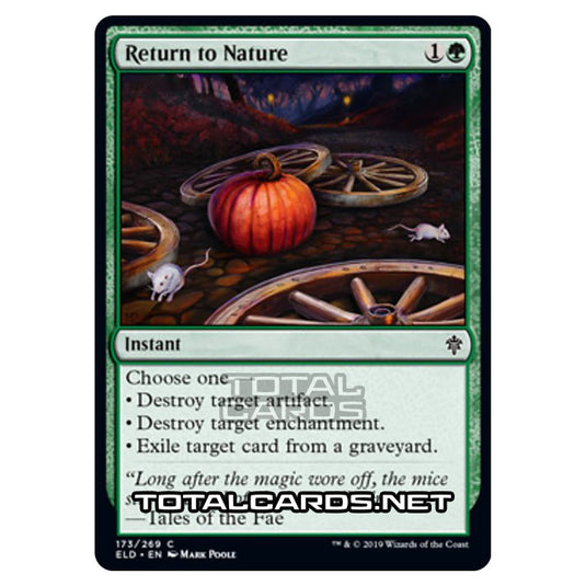 Magic The Gathering - Throne of Eldraine - Return to Nature - 173/269