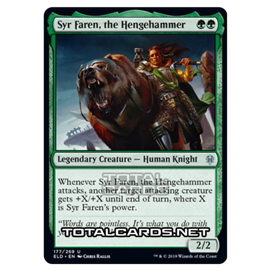 Magic The Gathering - Throne of Eldraine - Syr Faren, the Hengehammer - 177/269