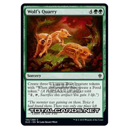 Magic The Gathering - Throne of Eldraine - Wolf's Quarry - 184/269