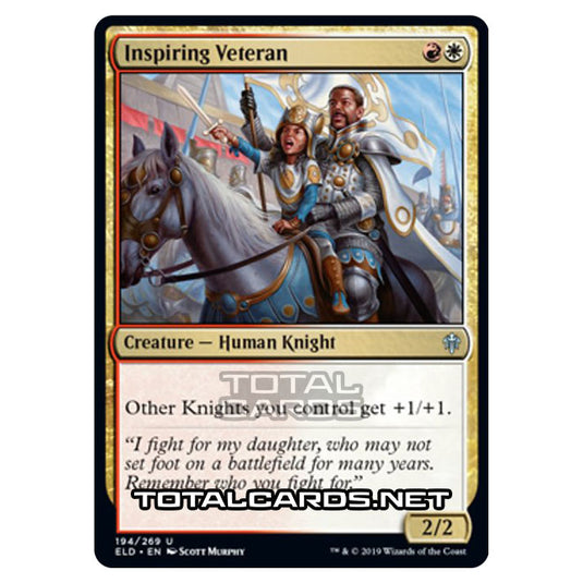 Magic The Gathering - Throne of Eldraine - Inspiring Veteran - 194/269