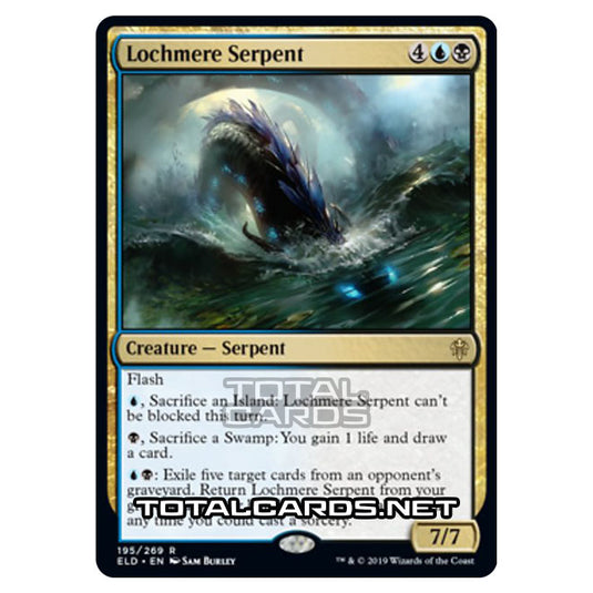Magic The Gathering - Throne of Eldraine - Lochmere Serpent - 195/269