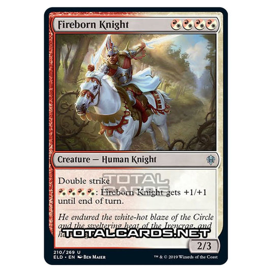 Magic The Gathering - Throne of Eldraine - Fireborn Knight - 210/269