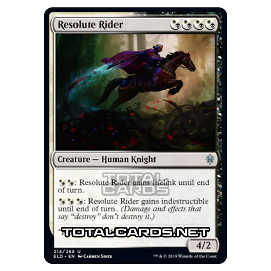 Magic The Gathering - Throne of Eldraine - Resolute Rider - 214/269