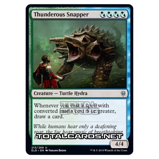 Magic The Gathering - Throne of Eldraine - Thunderous Snapper - 215/269