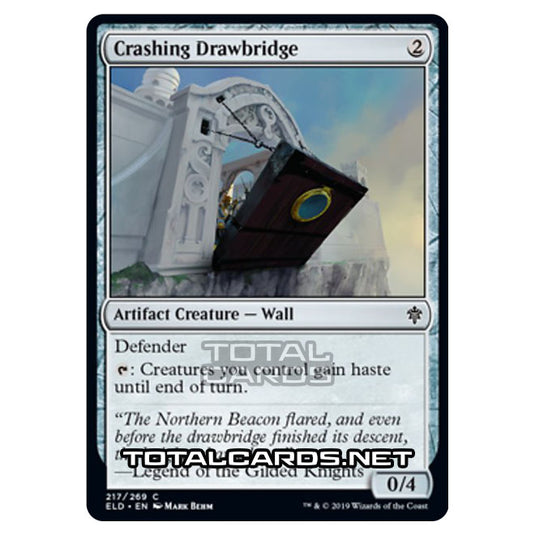 Magic The Gathering - Throne of Eldraine - Crashing Drawbridge - 217/269