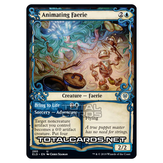 Magic The Gathering - Throne of Eldraine - Animating Faerie // Bring to Life - 280/269