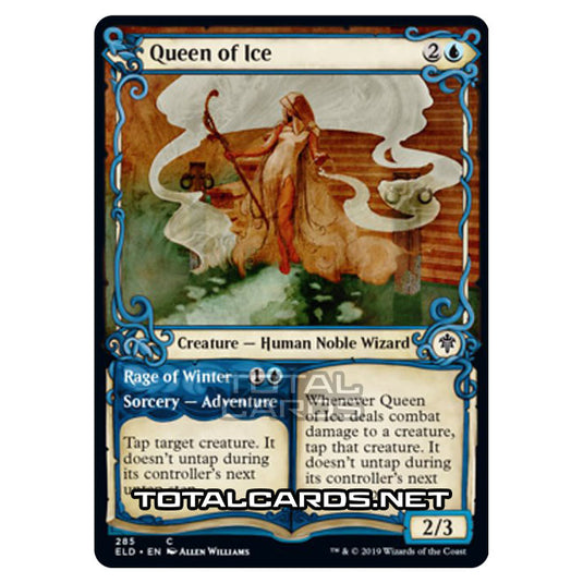 Magic The Gathering - Throne of Eldraine - Queen of Ice // Rage of Winter - 285/269