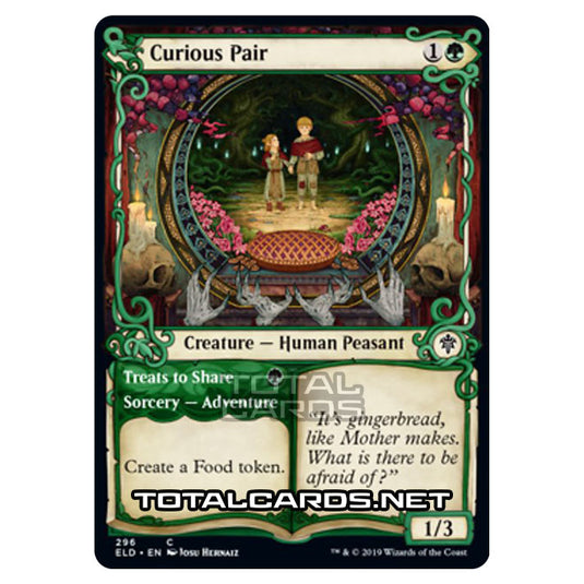 Magic The Gathering - Throne of Eldraine - Curious Pair // Treats to Share - 296/269