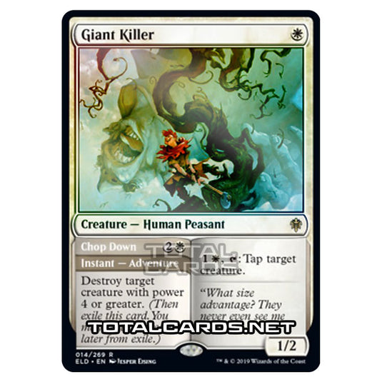 Magic The Gathering - Throne of Eldraine - Giant Killer // Chop Down - 14/269 (Foil)