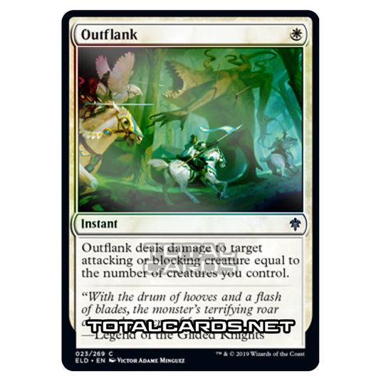 Magic The Gathering - Throne of Eldraine - Outflank - 23/269 (Foil)