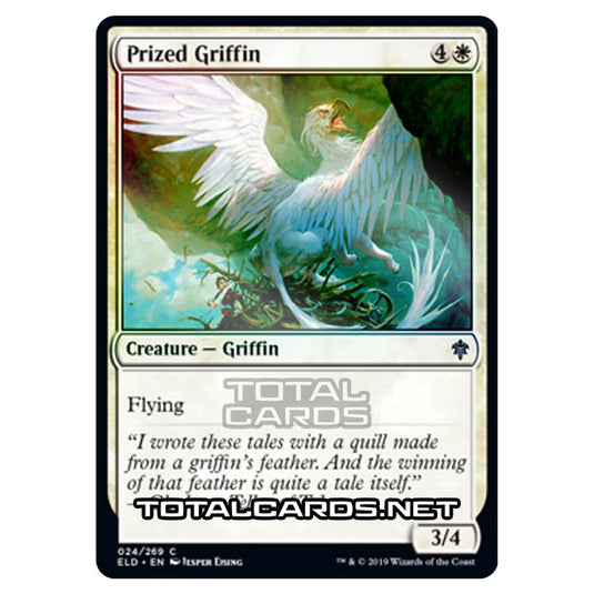 Magic The Gathering - Throne of Eldraine - Prized Griffin - 24/269 (Foil)