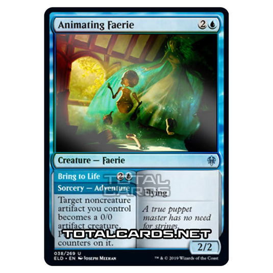 Magic The Gathering - Throne of Eldraine - Animating Faerie // Bring to Life - 38/269 (Foil)