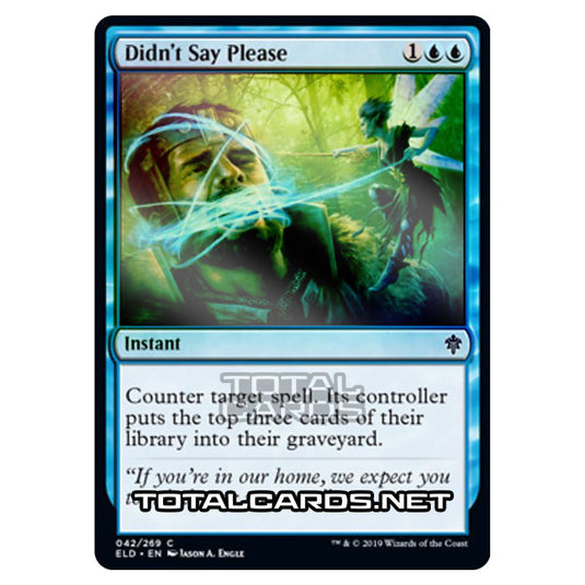 Magic The Gathering - Throne of Eldraine - Didn't Say Please - 42/269 (Foil)