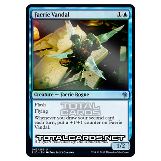 Magic The Gathering - Throne of Eldraine - Faerie Vandal - 45/269 (Foil)