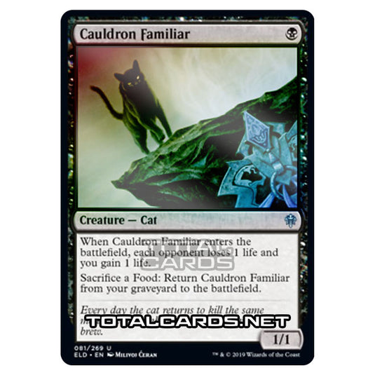 Magic The Gathering - Throne of Eldraine - Cauldron Familiar - 81/269 (Foil)