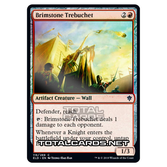 Magic The Gathering - Throne of Eldraine - Brimstone Trebuchet - 116/269 (Foil)