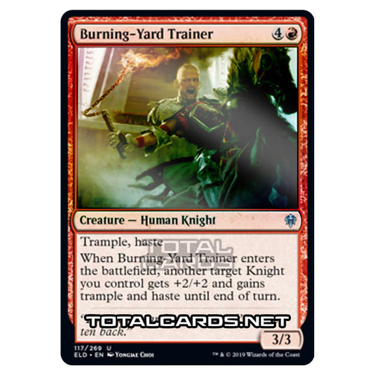 Magic The Gathering - Throne of Eldraine - Burning-Yard Trainer - 117/269 (Foil)
